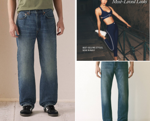Shirts pants etc cover photo collage