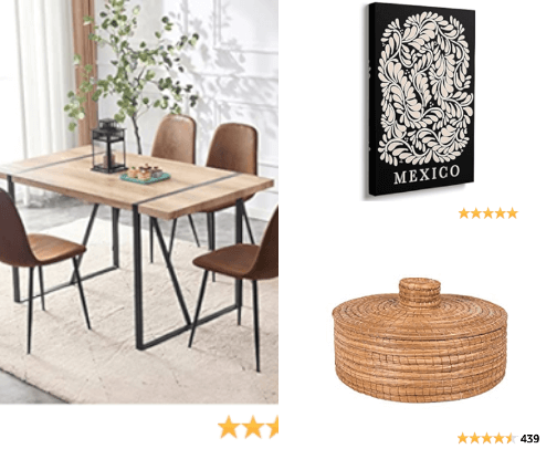 Modern Mexican Kitchen Decor Amazon Finds cover photo collage