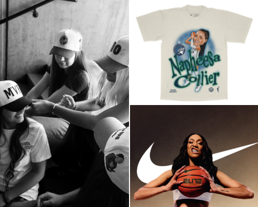 Women’s sports gear cover photo collage
