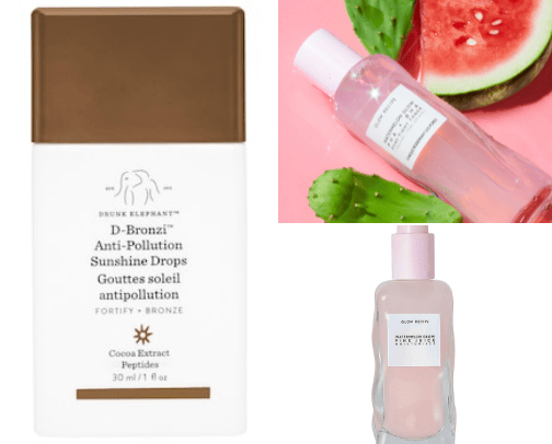Current Skin Care Favourites for a glowy base cover photo collage