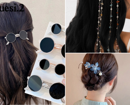 10 Pretty Little Things for Your Hair ✨ cover photo collage