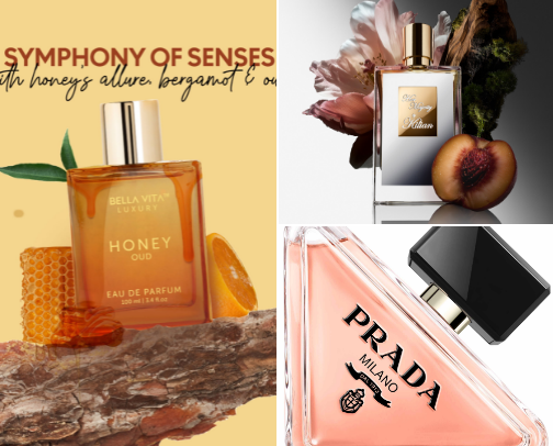Her Signature Scents: Women's Fragrance cover photo collage