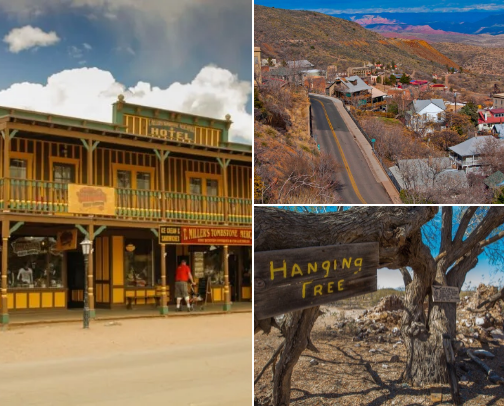 Haunted Places To Visit In Arizona cover photo collage