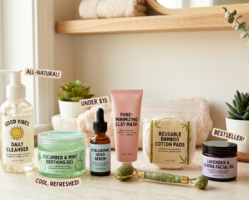 💎 Affordable Goodies For Your Skincare Vibes 💎 cover photo collage