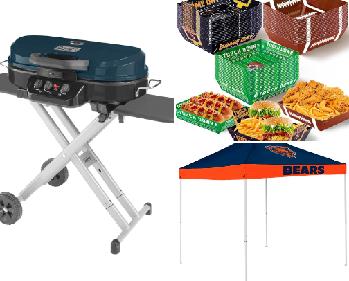 The Ultimate Chicago Tailgate Kit: Everything You Need for Bears, Beers & Brats cover photo collage