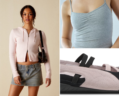 balletcore style bundle cover photo collage