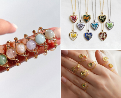 My Fave Handmade Jewelry Items on Etsy cover photo collage