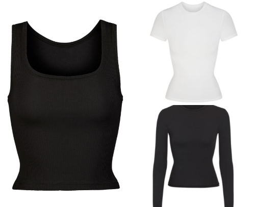 Wardrobe essentials/outfit basics cover photo collage