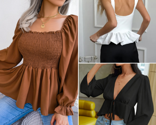 Tops That Give You a Waist cover photo collage