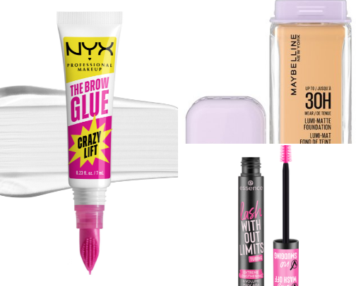 Budget friendly beauty must haves cover photo collage