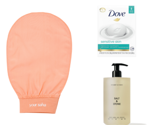 body care products 🍩 cover photo collage