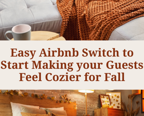 Easy Airbnb Switch: Fall Cozy Blankets/Throws and Pillow Covers for Airbnb Hosts cover photo collage