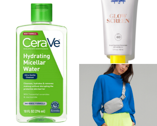 Skincare, Makeup, and Haircare products cover photo collage