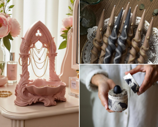 Dark Aesthetic Decor Finds cover photo collage