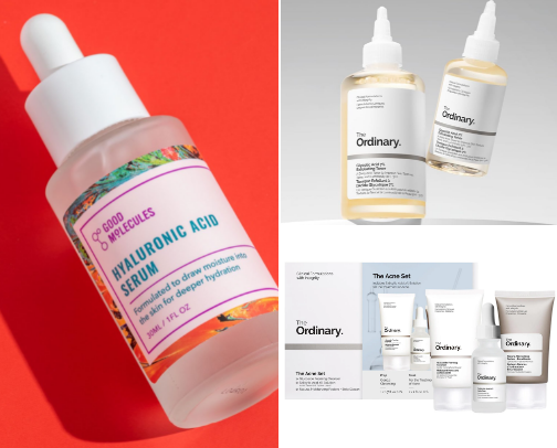 Top skincare economic cover photo collage