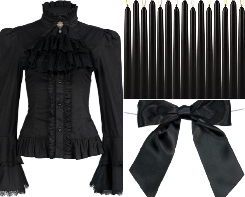 How to Get the Look: Dark Coquette 🖤🥀 cover photo collage