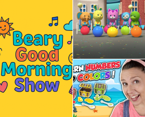 Toddler TV- watch, learn,grow 💛 cover photo collage