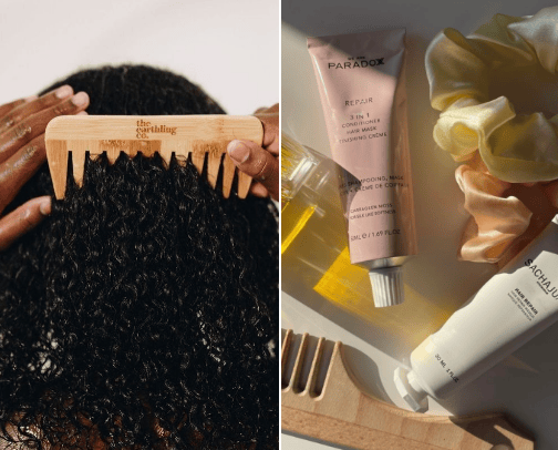 Hair Care Faves💜 cover photo collage