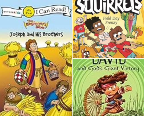 Christian Fiction for Kids/Youth at Every Reading Stage cover photo collage