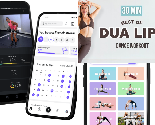 My Favorite Ways to Stay Active! cover photo collage