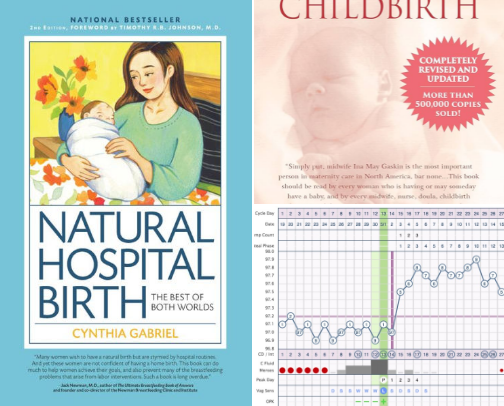 all the books you need for pregnancy, labor, and parenting cover photo collage