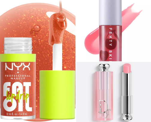 Lip care cover photo collage