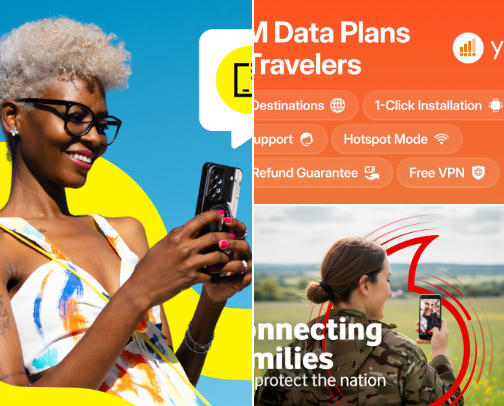 Best eSIMs for Travelers in 2026 cover photo collage