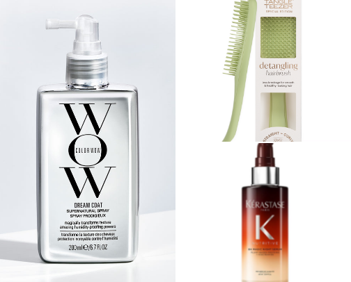 My hair essentials cover photo collage