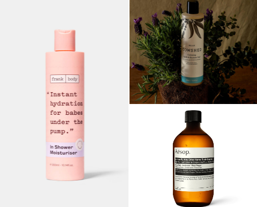 🛀🏻🧖🏻‍♀️ shower gels and body washes 🌸💮 cover photo collage