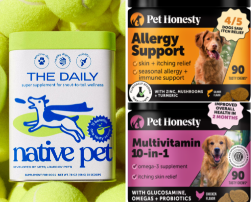 Dog Supplements cover photo collage