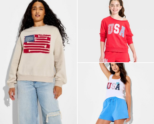Stars, Stripes & 250 Years Hype Patriotic Fashion + Holiday Decor Finds cover photo collage