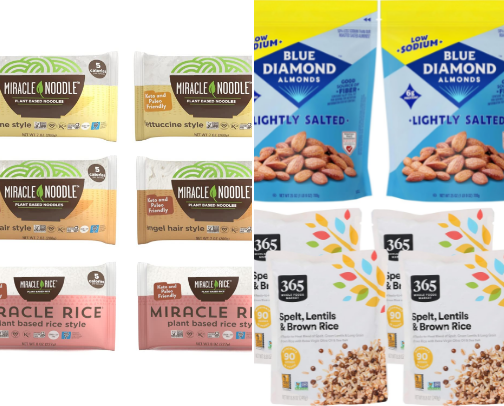 My Low-Calorie & Gluten-Free Kitchen Staples ✨ cover photo collage