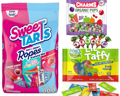ADHD Friendly/Dye Free Halloween Candy they’ll actually like! cover photo collage