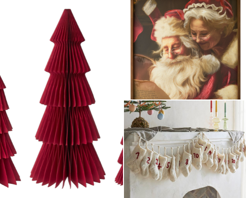 Timeless Christmas decor cover photo collage