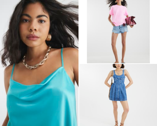 clothing for men & women cover photo collage