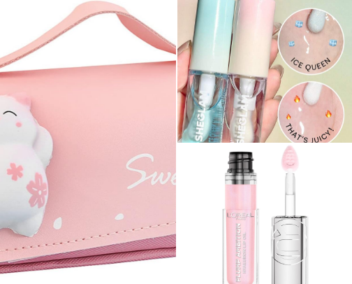 A what is in my bag 💼 uni version cover photo collage