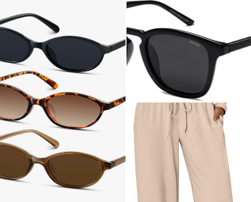 Fashion items in my Amazon cart cover photo collage
