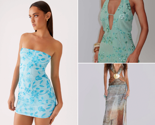 Beachy night out cover photo collage