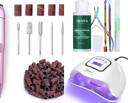 At-Home Nail Essentials & DIY Nail Finds cover photo collage