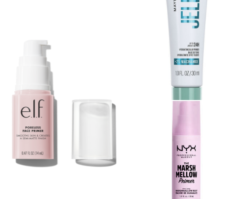 Pores? Glow? Oil control? There’s a primer for that! cover photo collage