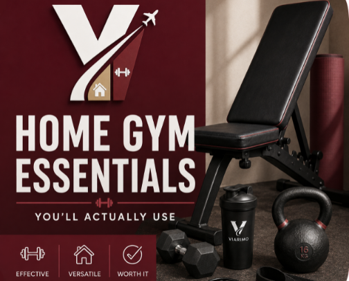 Home Gym Essentials You’ll Actually Use 🏋️ cover photo collage
