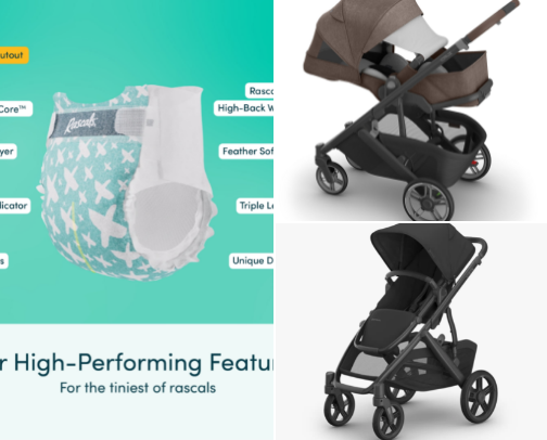 Baby Registry but it’s items I ✨actually✨ use cover photo collage