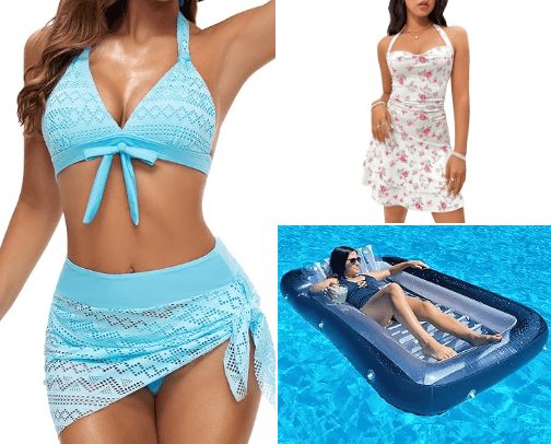 summer things every girl need 🌸🌞 cover photo collage
