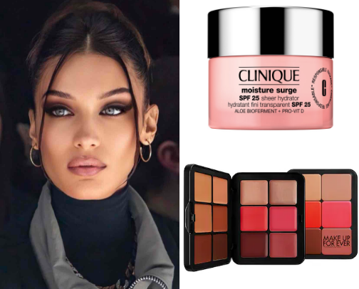 Products used by Bella Hadid😍 cover photo collage