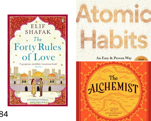 My favorite book recs cover photo collage