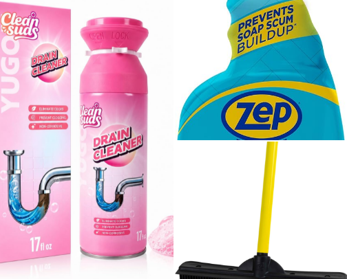 Favorite home cleaning products cover photo collage