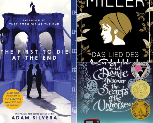 Queer books that made me cry (In a good way!) cover photo collage
