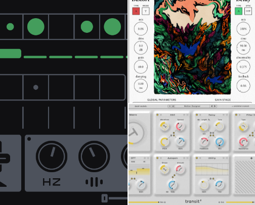 Favorite DAW plugins to just have some fun cover photo collage