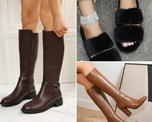 Winter Elegante Steps👠 cover photo collage