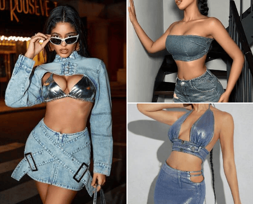 Women's Clothing - Denim cover photo collage